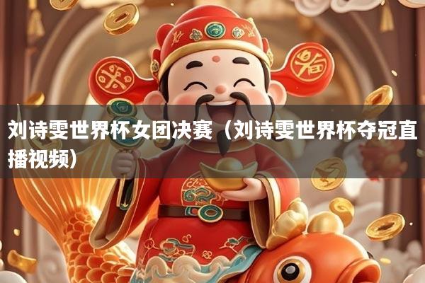 刘诗雯世界杯女团决赛（刘诗雯世界杯夺冠直播视频）